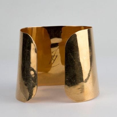 Bracelet manchette en or jaune 18K (750 millièmes)....