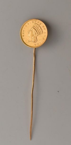 1 Dollar Or Tête Princesse Indienne 1856...