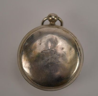 Montre à coq, boitier en acier. Le cadran...