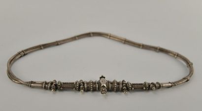 Ceinture de mariée en argent. Travail indien...