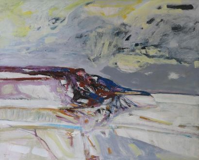 KRILLÉ Jean (1923-1991). 
Paysage de montagne,...