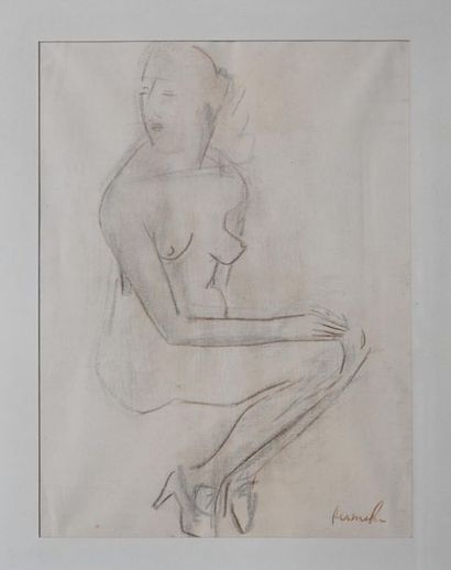 Constant PERMEKE (1886 - 1952). 
Femme nue...
