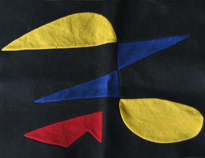 Jacques JANSSEN (XXe). 
Composition abstraite....