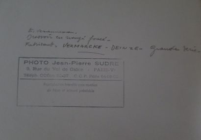 Suite de six photographies argentiques de...