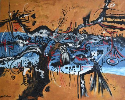 André MATHIAU (1933-2013). 
Paysage. 1964....