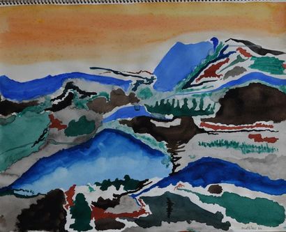 André MATHIAU (1933-2013). 
 Notebook of...