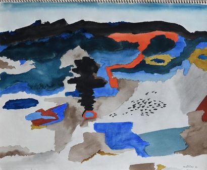 André MATHIAU (1933-2013). 
 Notebook of...