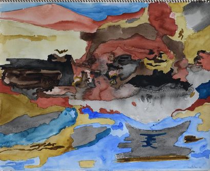 André MATHIAU (1933-2013). 
 Notebook of...