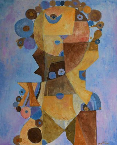 André MATHIAU (1933-2013). 
 Character. March...