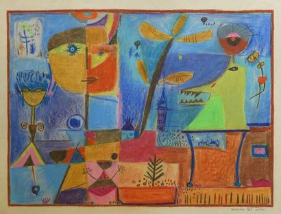 André MATHIAU (1933-2013). 
 Composition...