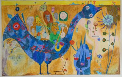 André MATHIAU (1933-2013). 
 Composition...