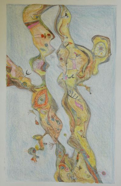 André MATHIAU (1933-2013). 
 Composition....