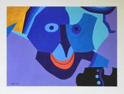 André MATHIAU (1933-2013). 
 Smiling face....