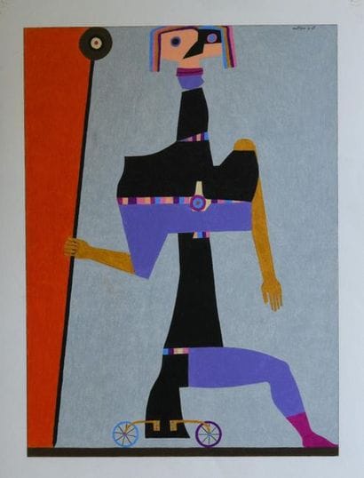 André MATHIAU (1933-2013). 
 Character on...