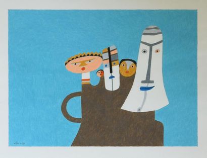 André MATHIAU (1933-2013). 
 Characters on...