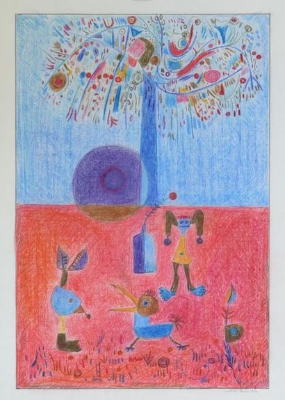 André MATHIAU (1933-2013). 
 Composition...