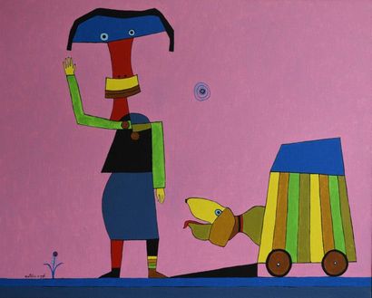 André MATHIAU (1933-2013). 
 Character and...