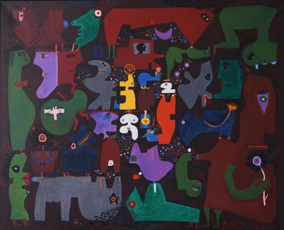 André MATHIAU (1933-2013). 
 Composition....