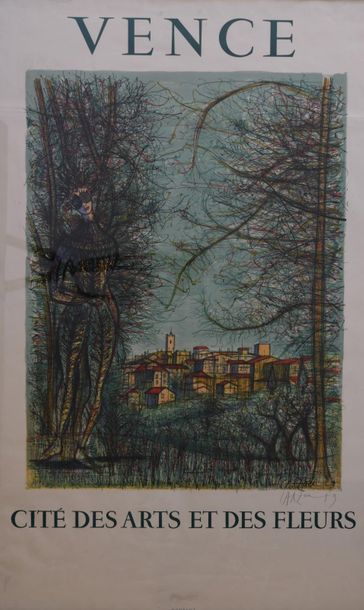 Jean CARZOU (1907-2000). Vence cité des arts...