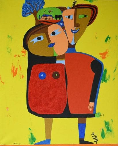André MATHIAU (1933-2013).
Composition aux...