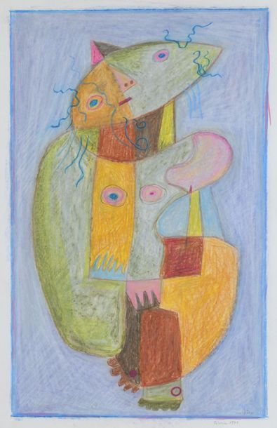 André MATHIAU (1933-2013).
Ensemble de deux...