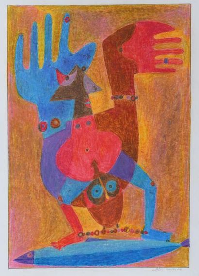André MATHIAU (1933-2013).
Ensemble de deux...