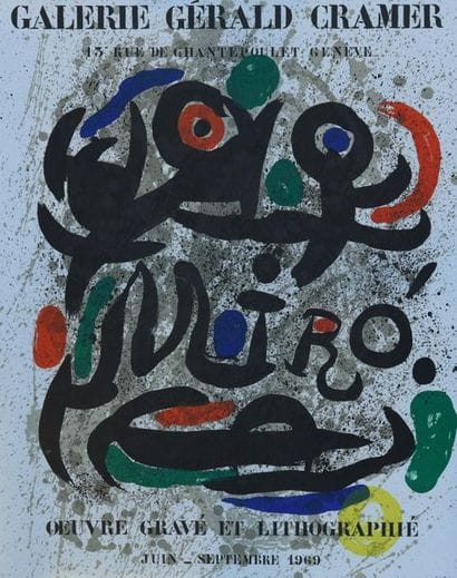 Joan MIRO (1893-1983).
Oeuvres gravées et...