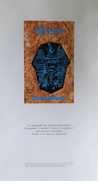Based on Georges Mathieu (1921-2012). 
Poster...
