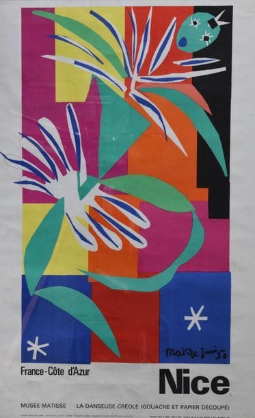 D'après Henri MATISSE (1869-1954).
La danseuse...