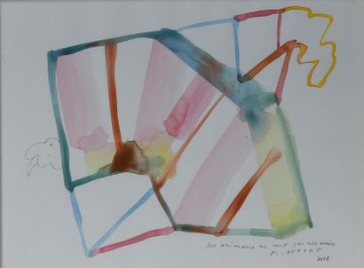 Michel DUPORT (1943). 
 Set of three mixed...