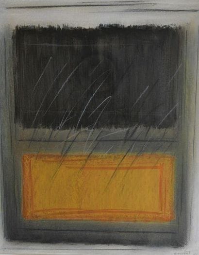 Henri MOUVANT (1926-2015). 
 Abstract composition....