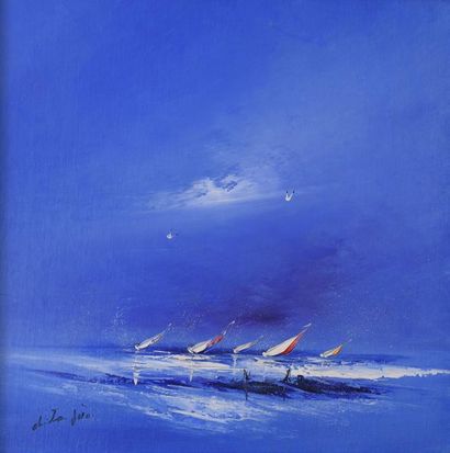 Christian SOTO (born in 1959). 
 The sailboats....