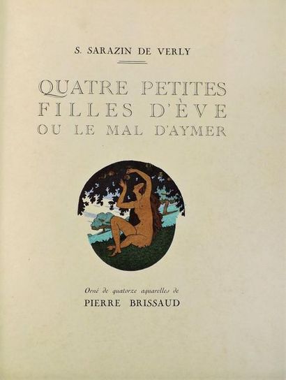 BRISSAUD (P.) (1885-1964). 
SARAZIN DE VERLY....