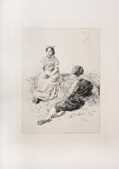 BURNAND (E.) (1850-1921). 
MISTRAL (Frédéric)....