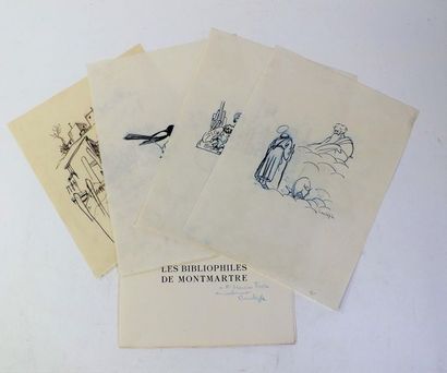 CARLÈGLE (1877-1937). 
PONCHON (R). FANTAISIES...