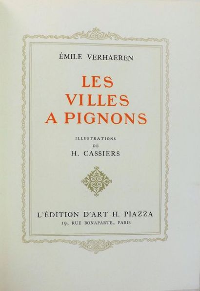 CASSIERS (H.). 
VERHAEREN (E). LES VILLES...