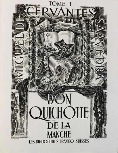DECARIS (1901-1988).
CERVANTÈS (M. de). DON...