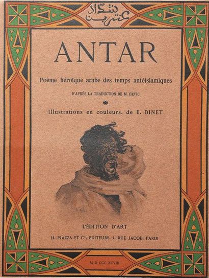 DINET (E.). (1861-1929).
ANTAR. Poème héroïque...