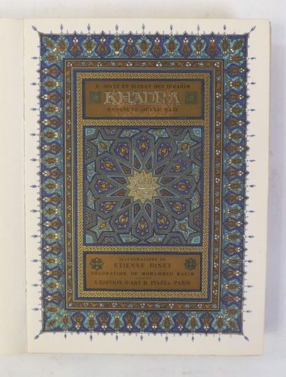 DINET (E.). 
BEN IBRAHIM (Sliman). KHADRA,...
