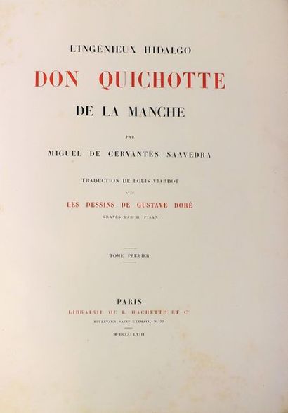 DORE (G.). 
CERVANTES. L’INGENIEUX DON QUICHOTTE...