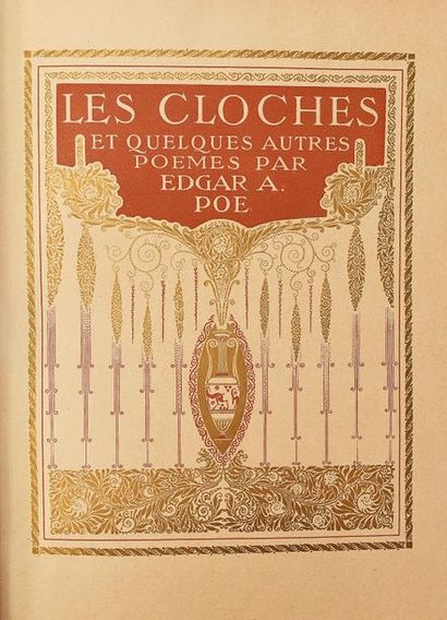 DULAC (E.) (1882-1953). 
POË (E). LES CLOCHES...