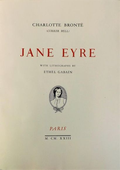 GABAIN (Ethel) (1883-1950). 
BRONTE (Ch)....