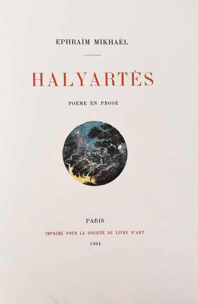 GERVAIS (P.) (1859-1944). 
MIKHAËL (E). HALYARTES....