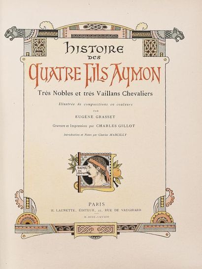 GRASSET (E.) (1845-1917). 
HISTOIRE DES QUATRE...