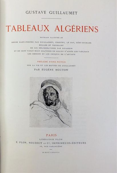 GUILLAUMET (G.) (1840-1887).
TABLEAUX ALGERIENS....