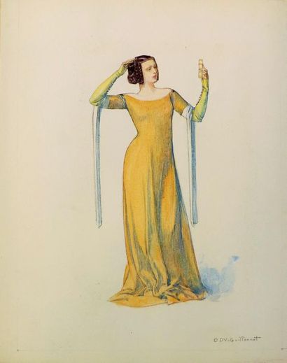 GUILLONNET (O.D.V.) (1872-1967). 
DAUDET...