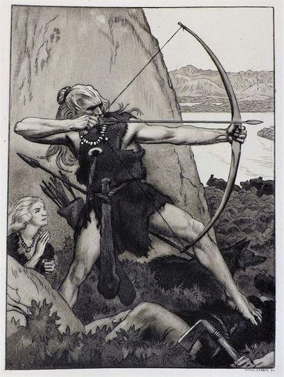 LEROUX (G.) (1877-1957). 
ROSNY AINÉ. HELGVOR...
