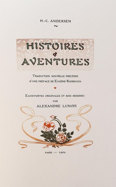 LUNOIS (A.) (1863-1916). 
ANDERSEN. HISTOIRE...