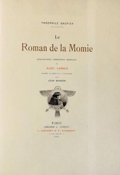 LUNOIS (A.). 
GAUTIER (T). LE ROMAN DE LA...