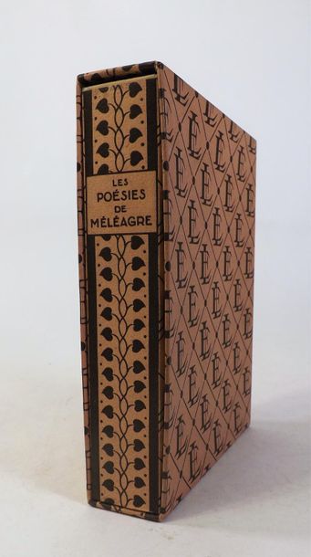 MARTY (A.E.).
LOUŸS (P.). LES POESIES DE...